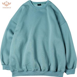 เสื้อสเวตเชิ้ตคอวีถักสีพื้นแบบกำหนดเองสำหรับผู้ชายไซส์ใหญ่จากบังกลาเทศ พร้อมลายพิมพ์เฉพาะตัว ผ้าฝ้าย 100% - Product Image 2