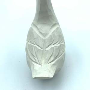 Senza marchio intagliato a mano in legno figurina d'oca in legno scultura da collezione - Product Image 2