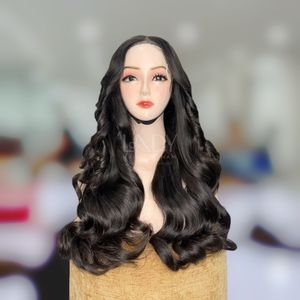 Perruque Lace Front en Cheveux Humains Naturels 100% SDD Perruque Ondulée Couleur Naturelle (18''x100gr, 20''x100gr, 22''x100gr, Fermeture (5x5) X 16 '') - Product Image 3