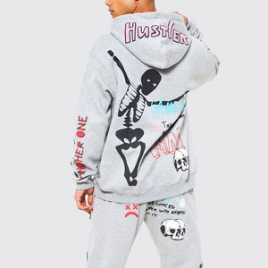 Servicio OEM Chándal de hombre de bajo precio Superventas Regular Fit Bordado Oversize Serigrafía Chándales para hombre Personalizado - Product Image 4