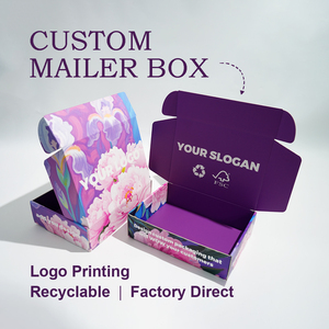 Caja de Cartón Rígido Corrugado Ecológica y Biodegradable con Logotipo Personalizado, la Más Vendida de Fábrica, con Grabado en Relieve para Calcetines y Pieles - Product Image 2