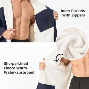 Batas de cambio de ropa informal de color sólido, batas de cambio de precio barato, batas de cambio de peso ligero - Product Image 4