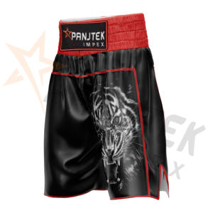 Pantalones Cortos de MMA Unisex Personalizables, Transpirables, de Satén Elástico, Poliéster, Tallas Grandes, Impresión de Logotipo OEM, Impresión por Sublimación, Tela de 220g - Product Image 3