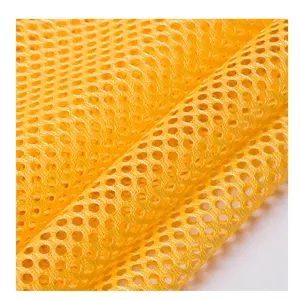Breathable 100% polyester thick hard mesh tulle net fabrics for sport shoes