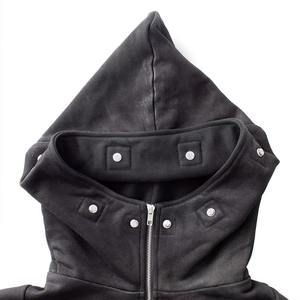 Men's Double Hood Hoodie featuring a <b>Balaclava</b> and Zip Closure for comfort and style A perfect Double Hood Hoodie cold weather - Product Image 5