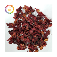 Fleurs d'hibiscus séchées Calyces d'hibiscus en vrac de qualité supérieure Origine du Vietnam pour ingrédient de thé d'hibiscus et infusion culinaire