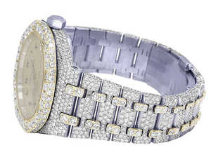 GRA Certified VVS Moissanite Diamond Arabic Dial Stainless Steel Automatic Iced Out <b>Wrist</b> <b>Watch</b> Hip Hop Bling Fashion For <b>Men</b> - Product Image 2