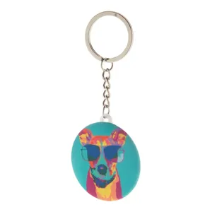 KeyBadge Eco-Friendly: Mini Portachiavi e Moschettone in RPET, Gadget Promozionali - Product Image 1