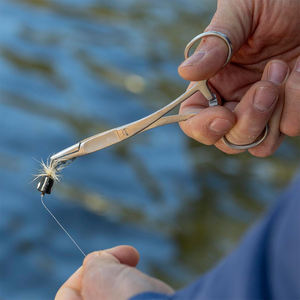 Fórceps de pescado con tijeras, herramientas de pesca con mosca, pinzas de pesca con mosca con acabado Dall, acero inoxidable alemán - Product Image 4