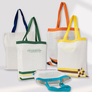 Sac en coton recyclable avec design personnalisable pour les entreprises et le shopping - Product Image 1