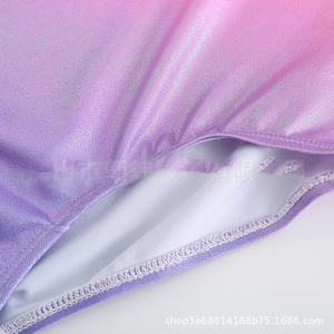 Nuevos Leotardos de diseño de flores con logotipo personalizado HECHO DE Spandex de alta calidad y gran oferta Leotardos de gimnasia sin mangas para niñas - Product Image 6