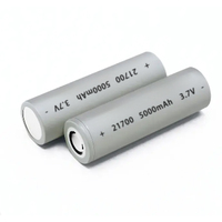 Batterie Li-ion rechargeable haute capacité 21700 5000mAh 3.7V pour outils électriques, stockage d'énergie, éclairage LED 18350 16650 14650