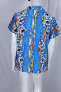 เสื้อเชิ้ตแขนสั้นลายดอกไม้สำหรับผู้ชายเสื้อลำลองฤดูร้อนมีกระดุมทำจากโพลีเอสเตอร์มีสไตล์สินค้าออกใหม่2023 - Product Image 3