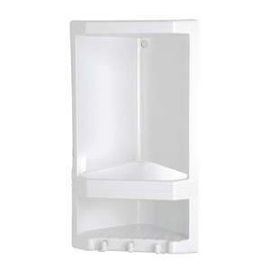 GEDY 8079 Angoliera Doccia Bianca - Product Image 1