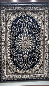 Wilton Style 3D Effect Reversible Loop Pile Diseño cuadrado Poliéster suave Alfombra peluda Nylon lavable para el hogar Sala de estar - Product Image 3