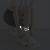 Chaussettes fluorescentes unisexes en coton phosphorescent pour étudiants, chaussettes réfléchissantes pour la course à pied