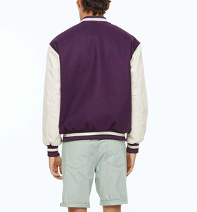 Veste universitaire de haute qualité pour hommes brodée matelassée doublée épaisse veste d'hiver universitaire personnalisée pour hommes - Product Image 5