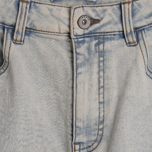 Light Wash Enzyme Wash Mid Loose Cotton Blend Denim <b>Jeans</b> Men's Casual Pants Washable Spring Summer Autumn Everyday Wear ODM - Product Image 5