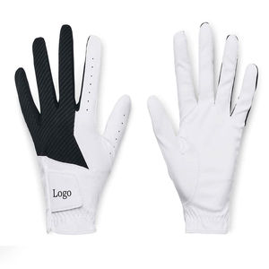 Dernier style en cuir véritable sur mesure en PU souple hommes femmes golfeur sports d'été gants de golf en peau de mouton prix bon marché - Product Image 5