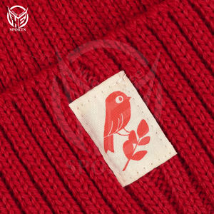 Gorro de invierno con logotipo personalizado, gorro de punto hecho a mano, gorro informal de invierno para adultos - Product Image 2