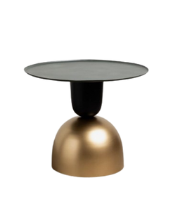 Muebles de moda hechos a medida, mesa auxiliar con acabado dorado, mesa auxiliar de estilo moderno de estilo contemporáneo, muebles de sala de estar - Product Image 4