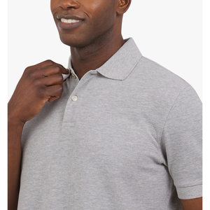 Logotipo personalizado Golf Piqué Polo Camiseta de lujo 170gsm Piqué Algodón Camisetas Polo De Hombre Diseño Hombres Pima Algodón Polo Camisas - Product Image 3