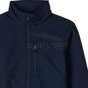 Chaqueta de lona personalizada para hombre, estilo casual urbano, transpirable, con cuello mandarín, de secado rápido, para invierno, venta al por mayor - Product Image 3