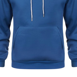 Nouveaux sweats à capuche tendance pour hommes, motif uni, séchage rapide, avec poches, en coton et polyester, vêtements décontractés en vente en ligne - Product Image 3