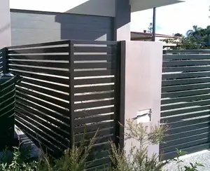 Fornitore della cina varie parti esterne di recinzione in alluminio decorativo personalizzato