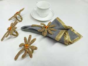 Anillos de Servilleta Modernos y Ecológicos de Múltiples Materiales, Decoración de Mesa - Product Image 2