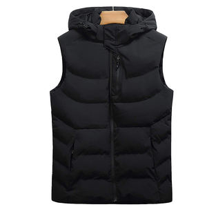 Veste sans manches en duvet pour hommes vêtements d'hiver de plein air pour hommes gilets bouffants de qualité personnalisés pour vêtements décontractés d'extérieur pour hommes - Product Image 5