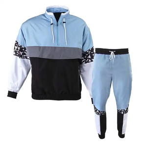 <b>Women's</b> Custom Logo Half Zip Sublimation Printed Windbreaker Set Windproof Waterproof Winter Jacket and <b>Trouser</b> - Product Image 1