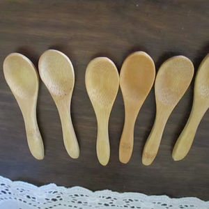 Ensemble de couverts de table écologiques et biodégradables en bois d'acacia et de manguier, design japonais, avec poignée ergonomique, résistant au congélateur - Product Image 1