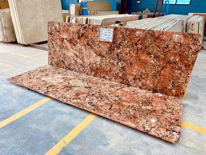 Moderne Alaska Rouge Granit Petites Dalles Poli Surface Cuisine Salle À Manger Extérieur Salle De Bains Escalier Salon Villa Comptoirs Tops - Product Image 3