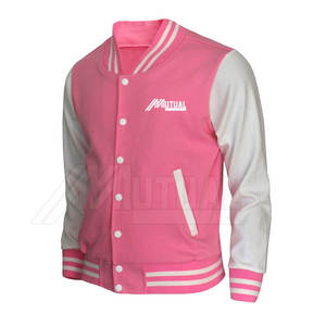 Nuevo diseño de color sólido para hombre, chaqueta Letterman, ropa de calle, ropa de abrigo, chaqueta Letterman para hombre - Product Image 1