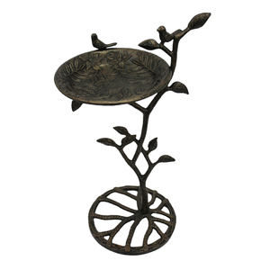 Atraer comedero para pájaros pesado de aluminio con Base magnífico Chapado en bronce para jardín comedero para pájaros de Metal personalizado decorativo - Product Image 3