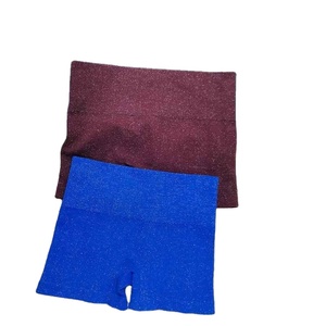 กางเกงขาสั้นเอวสูงสำหรับผู้หญิงกางเกงฟิตเนสโยคะฟิตเนสเอวยางยืดมีกระเป๋าสำหรับใส่ออกกำลังกาย - Product Image 1