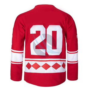 Concevez votre propre logo maillot de hockey sur glace maillot de hockey sur glace de haute qualité 100% polyester respirant fabriqué au Pakistan - Product Image 2
