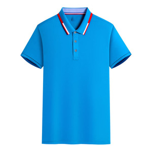 OEM custom logo embroidery printed design High-end POLO <b>shirt</b> short-sleeved corporate ice silk work clothes polo-<b>shirt</b> - Product Image 4