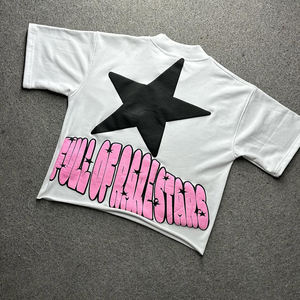 Camiseta Estampada de Estilo Urbano Extra Grande para Hombre al por Mayor, 220 Gramos, 100% Algodón Terry, Serigrafía - Product Image 2