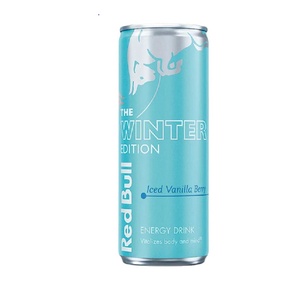 Paquete de Cartón al por Mayor de Bebida Energética RedBull Edición Invierno con Sabor a Vainilla y Frutos Rojos, 24x250ml, Calidad de Exportación - Product Image 1