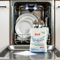 KLAR RTS 3 Eco Sensitive Highlight Vegan Dishwasher Salt Solid 2Kg Fragrance-Free Limescale Protection