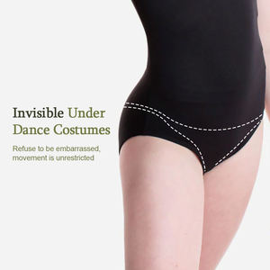 LYNMISS Braguitas Menstruales de Corte Alto de 4 Capas SIN PFAS, <span class=keywords><strong>Culotte</strong></span> Menstrual a Prueba de Fugas para Ballet, Danza y Periodo - Product Image 6