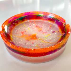 Resin <b>ashtray</b> for daily smoking handmade resin <b>ashtray</b> for bedroom table outdoor cafes lounges and personal use decor - Product Image 6