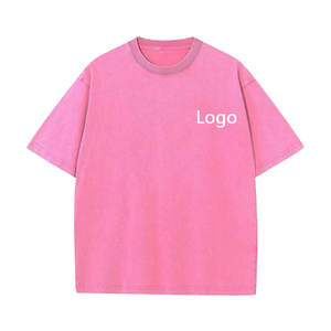 Venta al por mayor 280 GSM 100% algodón Sun Faded camiseta para hombres de manga corta de gran tamaño Puff estampado 3D patrón de alta calidad camiseta en blanco - Product Image 5