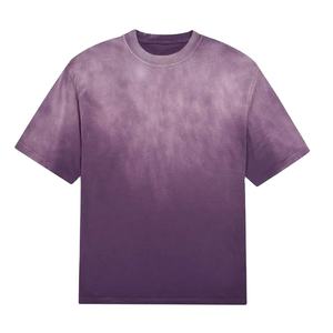 Camisetas Nuevas 2026 de Algodón Grueso con Efecto Desgastado, Cuello Redondo, Manga Corta, Estilo Vintage para Hombre - Product Image 5