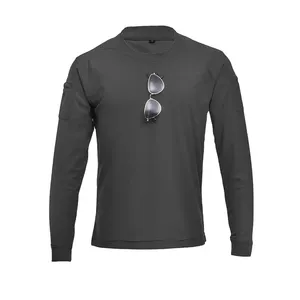 High Quality Breathable 100% Organic Cotton Eco-Friendly <b>Men's</b> Sweatshirt Long Sleeves Loose Crew Neck Premium Quality Logo - Product Image 6