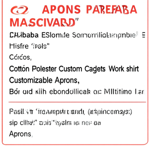 Grembiuli Personalizzabili in Cotone e Poliestere, Camicie da Lavoro Personalizzate - Product Image 3