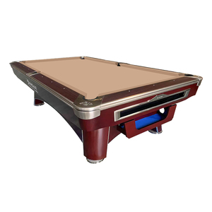 Mesa de <span class=keywords><strong>Billar</strong></span> Americana de <span class=keywords><strong>9</strong></span> Bolas de Grado Comercial, Cojines de Goma Premier K55, Sistema de Retorno de Bolas, Juego Completo de Bolas para Bar o Sala de <span class=keywords><strong>Juegos</strong></span> - Product Image 1