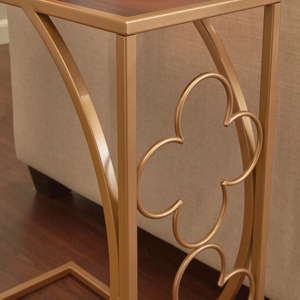 Table d'appoint moderne en verre de forme carrée avec base en métal, parfaite pour le salon, le café, le bureau et les espaces élégants de l'Inde - Product Image 3